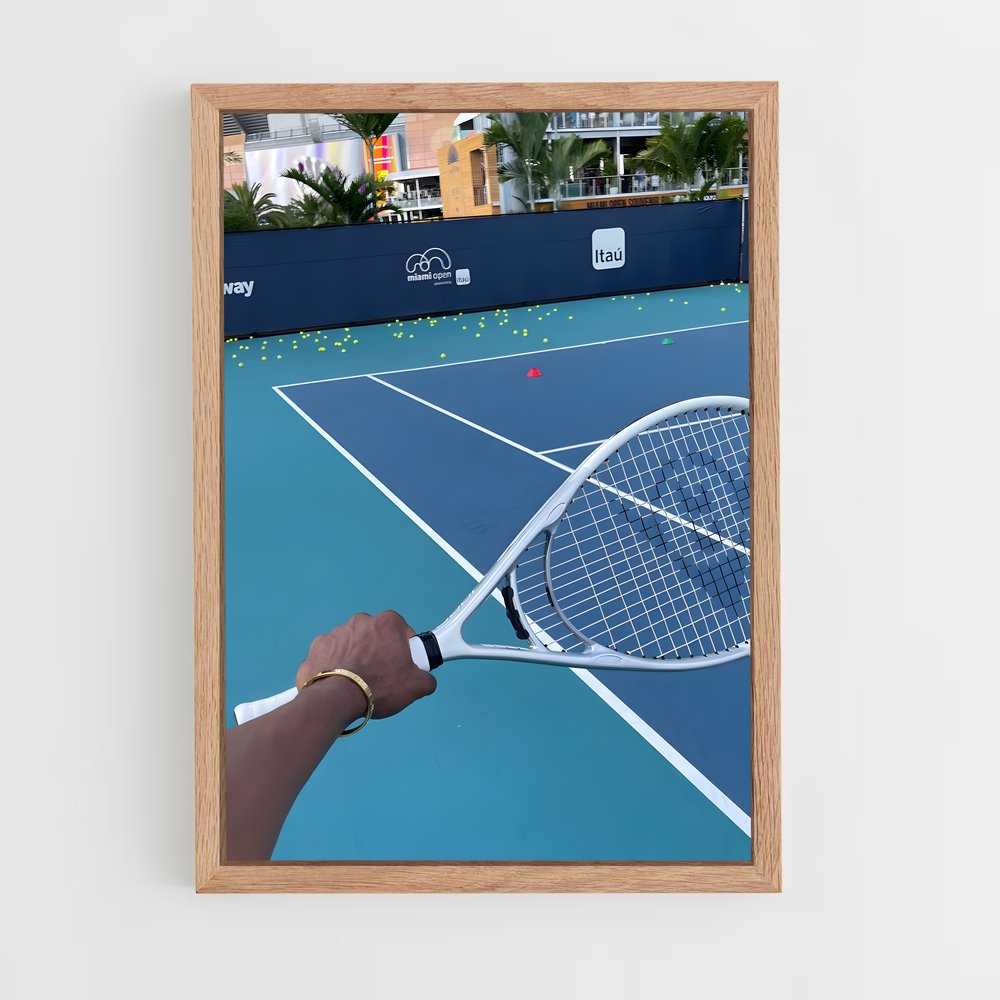 Poster Smash à Miami – affiche Tennis (vue 4)